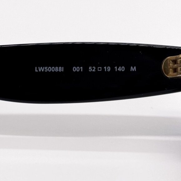 NEW LW50088I 001 WOMEN BLACK CAT EYE EYEGLASSES LOEWE - Picture 9 of 11